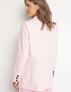 new collection Sacou clasic roz pal cu croi la un rând de nasturi cu imitație de buzunare Felzeri