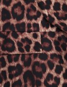 new collection Sacou Maro cu Mâneci 3/4 Leopard cu Revere Decorative Dittia