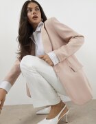 new collection Sacou Roz închis Decorat cu Imitație de Buzunare Sovzedi
