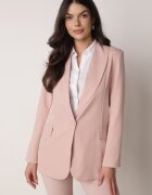 new collection Sacou Roz închis Decorat cu Imitație de Buzunare Sovzedi