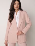 new collection Sacou Roz închis Decorat cu Imitație de Buzunare Sovzedi
