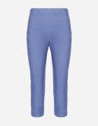new fashion Pantaloni Albaștri trei sferturi cu elastic în talie și legătură Cidasara