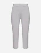 new fashion Pantaloni Gri de lungime 3/4 cu bandă elastică în talie și cu legătură Cidasara