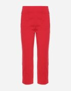 new fashion Pantaloni Roșii 3/4 cu bandă elastică în talie și șnur Cidasara