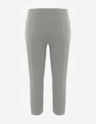 new fashion Pantaloni verzi deschis de lungime 3/4 cu bandă elastică în talie și legătură Cidasara
