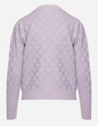newstar Pulover Violet deschis cu Vâscoză Modal și Împletitură Decorativă Jaliti