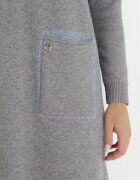 newstar Rochie Gri Dreaptă din Tricot Zammar