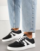next step Adidași Negri în Stilul Tenișilor Cult Setionis