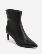 orena paris Botine minimaliste cu toc mic și vârf ascuțit Bavin Negre