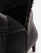 orena paris Botine minimaliste cu toc mic și vârf ascuțit Bavin Negre