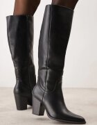 orena paris Cizme cu toc în stil clasic Saviinia Negre