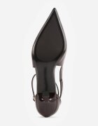pallika paris Pantofi stiletto lăcuiți cu barete decorative pe lateral Unlea Maro