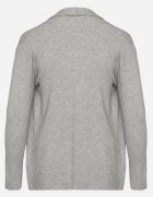 palma Cardigan Gri deschis din Bumbac și Viscoză Ornat cu Franjuri Velanise