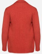 palma Cardigan Roz cu Bumbac și Viscoză Decorat cu Franjuri Velanise