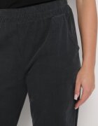 palma Pantaloni Gri închis din bumbac cu talie înaltă Melili