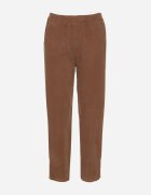 palma Pantaloni Maro de Bumbac cu Talie Înaltă Melili