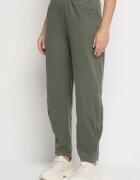 palma Pantaloni Verde închis Din bumbac Cu talie înaltă Melili