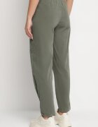 palma Pantaloni Verde închis Din bumbac Cu talie înaltă Melili