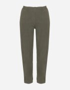 palma Pantaloni Verde închis Din bumbac Cu talie înaltă Melili