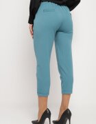  Pantaloni Albaștri 3/4 cu elastic în talie și buzunare Saivie