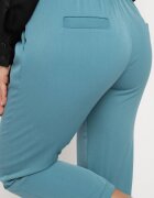  Pantaloni Albaștri 3/4 cu elastic în talie și buzunare Saivie