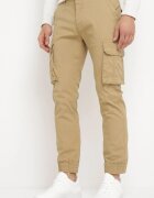  Pantaloni Bej Cargo cu Buzunare Largi Cargo Tennarim