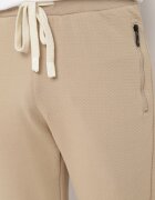  Pantaloni de trening Bej închis din bumbac cu talie înaltă Arliera