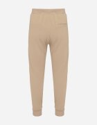  Pantaloni de trening Bej închis din bumbac cu talie înaltă Arliera