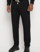  Pantaloni de Trening Negri din Bumbac cu Talie Înaltă și Șireturi Decorative Arsiala