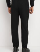  Pantaloni de Trening Negri din Bumbac cu Talie Înaltă și Șireturi Decorative Arsiala