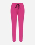  Pantaloni de trening roz cu relief Faboto