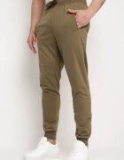  Pantaloni de trening Verde închis cu șnur în talie și talie înaltă Aricasa