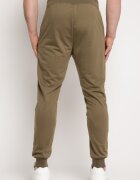  Pantaloni de trening Verde închis cu șnur în talie și talie înaltă Aricasa