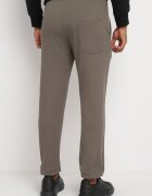  Pantaloni de trening verzi cu bumbac cu talie înaltă și șnururi decorative Arsiala
