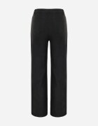  Pantaloni drepți din material cerat Orette Negri