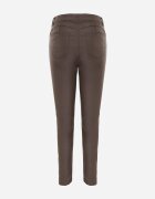  Pantaloni maro închis Skinny Push Up Zami
