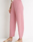 Pantaloni Roz cu elastic în talie și șnur Trivisa