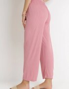  Pantaloni Roz cu elastic în talie și șnur Trivisa