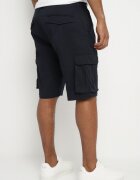  Pantaloni scurți albaștri din bumbac Cargo cu buzunare laterale Vikiitae