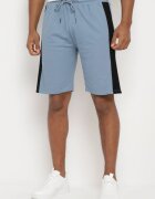  Pantaloni scurți Albastru deschis de bumbac cu elastic în talie cu talie înaltă Nisalia