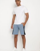  Pantaloni scurți Albastru deschis de bumbac cu elastic în talie cu talie înaltă Nisalia
