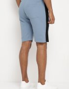 Pantaloni scurți Albastru deschis de bumbac cu elastic în talie cu talie înaltă Nisalia