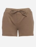  Pantaloni scurți Bej închis Din bumbac Cu elastic în talie Cazorea