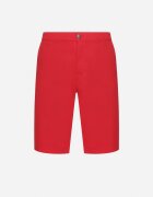  Pantaloni scurți Bermuda Roșii din bumbac cu fermoar și nasture ascuns Vikiidana
