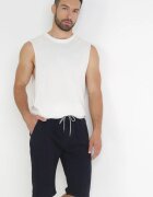  Pantaloni scurți Bleumarin Casual cu șnur și elastic în talie Nasine