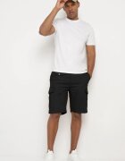  Pantaloni scurți Bleumarin din bumbac tip cargo cu buzunare cu capse Tiasola
