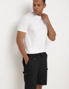  Pantaloni scurți Bleumarin din bumbac tip cargo cu buzunare cu capse Tiasola