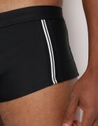  Pantaloni scurți de baie Negri cu Dungi pe Laterale Wladia