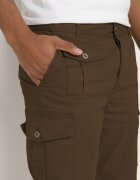  Pantaloni scurți de bumbac Verde închis tip cargo cu buzunare închise cu capse Tiasola