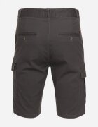  Pantaloni scurți Gri închis din bumbac Stil cargo cu buzunare închise cu capse Tiasola
